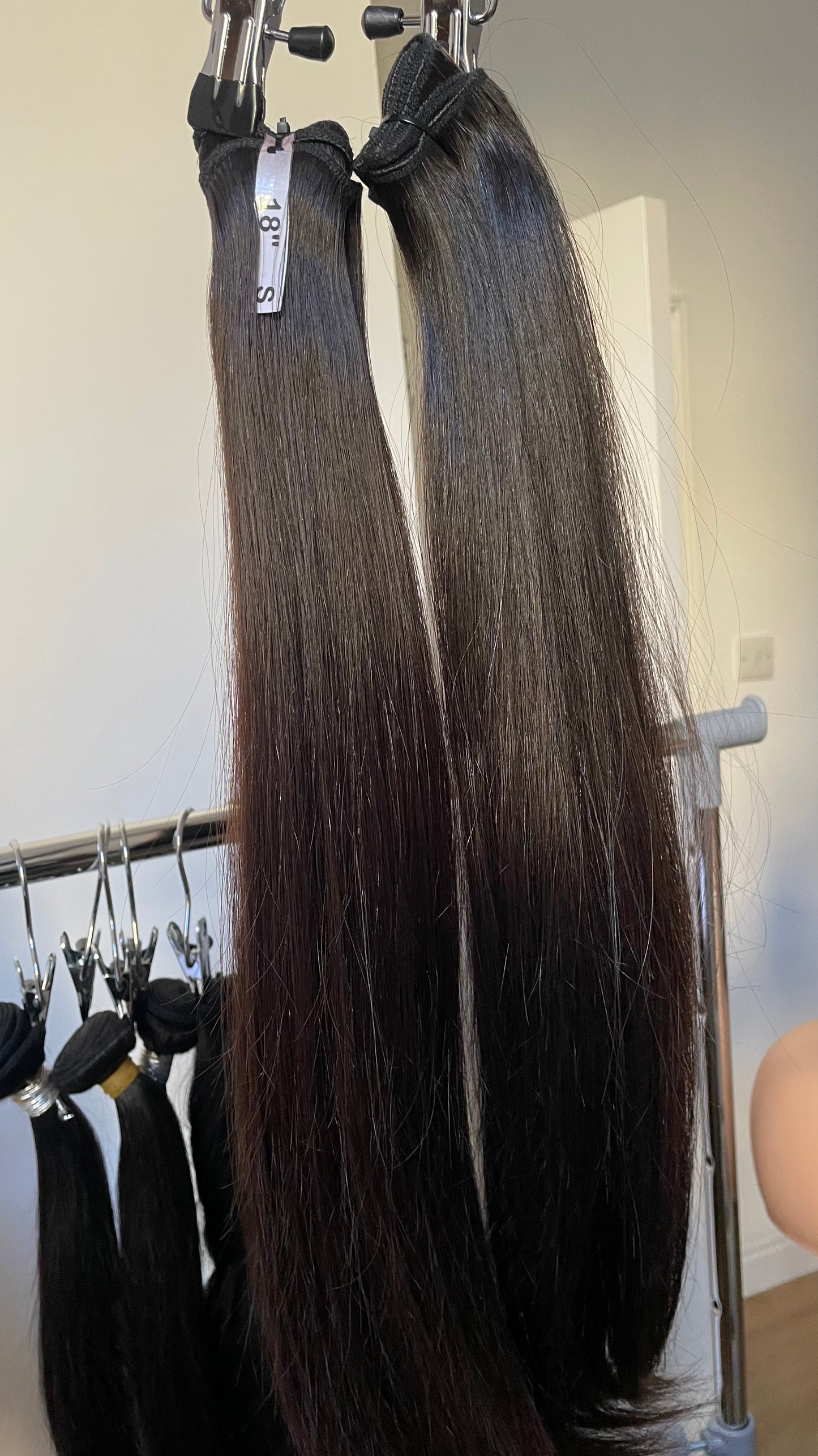 2 bundles High Quality European Hair Weft  Extensions/ High Quality Hair Responsibly Sourced/ Raw Unprocessed Single Donor Weft Real Hair