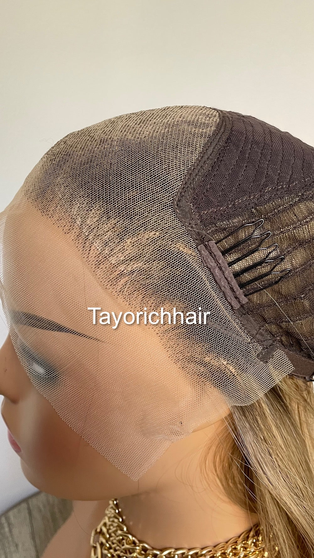 20 Inches Ash Blonde With Dark Roots/  Front Wig/ Natural Realistic Soft Synthetic Lace Wigs For Women/Ready To Ship Wigs